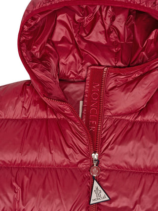 Glesse kurze Daunenjacke mit Kapuze