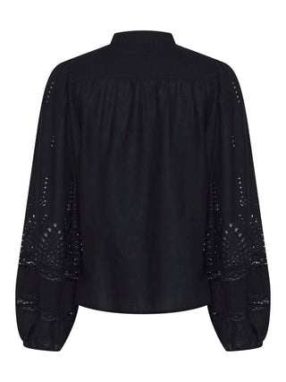 Camil Bluse mit Lochstickerrei