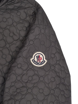 Kamleya Jacke mit gestepptem Blumenmotiv - Oliv