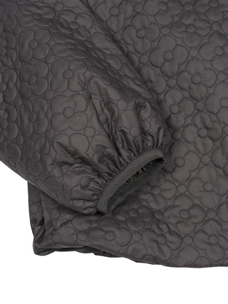 Kamleya Jacke mit gestepptem Blumenmotiv - Oliv