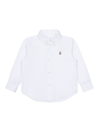 2-Teiler aus Polohemd und Hose - Weiß/Blau