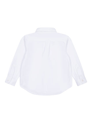 2-Teiler aus Polohemd und Hose - Weiß/Blau