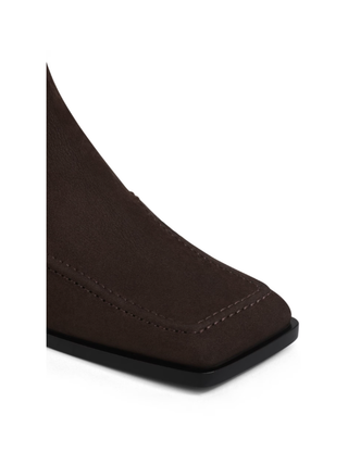 Loafer Steifeletten aus Nubuckleder