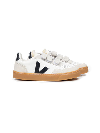 SMALL V-90 O.T Leder Klettverschluss-Sneaker - White/Black/Natural