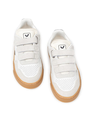 SMALL V-90 O.T Leder Klettverschluss-Sneaker - White/Black/Natural