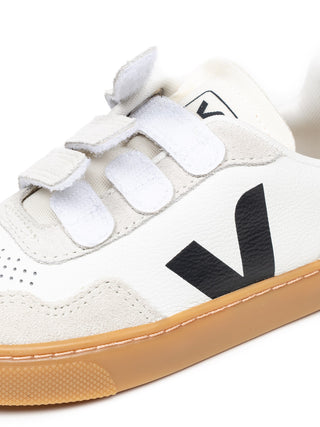 SMALL V-90 O.T Leder Klettverschluss-Sneaker - White/Black/Natural