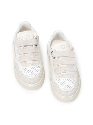SMALL V-90 O.T Leder Klettverschluss-Sneaker - Extra White/Nature