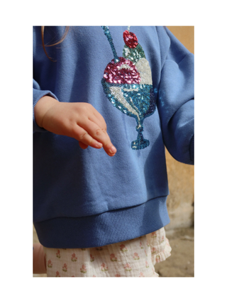 Loumilla Sweatshirt Colony Blue