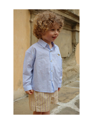 Wes Hemd Blue Stripe