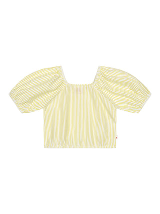 Neha Shirt Lias - Zitrusgelb/Weiß