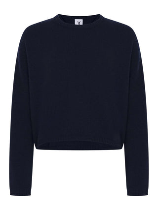 Oaklynn Boxy Pullover aus Kaschmir in Dunkelblau