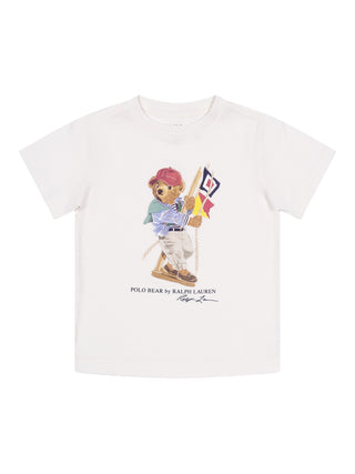 T-Shirt mit Polobär-Motiv - Weiß