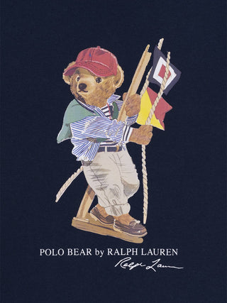 T-Shirt mit Polobär-Motiv - Marineblau