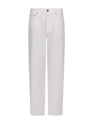 Klassische Jeans in Weiß