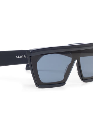 Sonnenbrille Cut mit blauem Glas