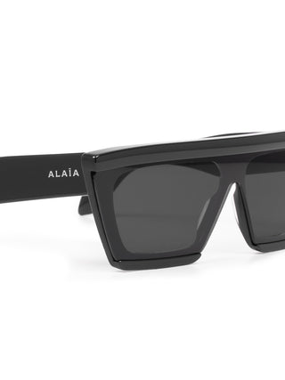 Sonnenbrille Cut mit schwarzem Glas