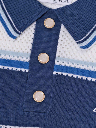 Gestreiftes Poloshirt