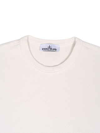 Rundhalspullover mit Logo-Patch