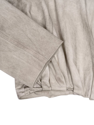 Drapierte Jacke aus Baumwolle