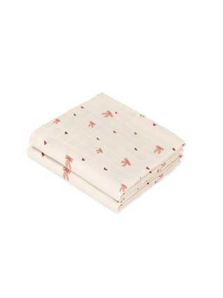 Mulltuch 2er-Pack Bows