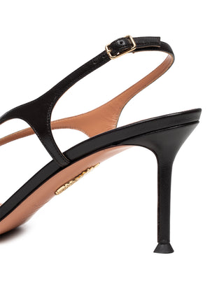 Sandalen Bikini aus Leder in 75 mm