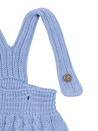 Träger-Shortie aus Bio-Baumwolle - Blau