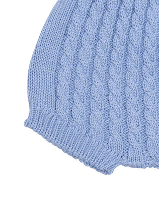 Träger-Shortie aus Bio-Baumwolle - Blau