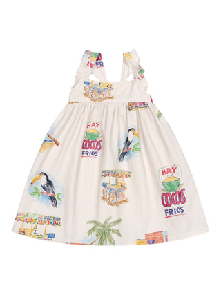 Cocos Frios Latzkleid - Beige