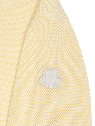 Pullover aus Wolle mit Lederlogo