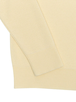 Pullover aus Wolle mit Lederlogo