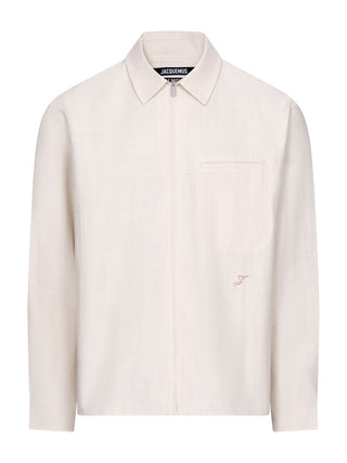 La Chemise Mecano mit Logo-Stickerei