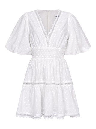 Elvira Minikleid mit V-Ausschnitt