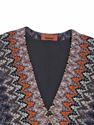 Kurzes Kleid mit Zick-Zack-Muster
