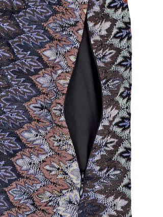 Kurzes Kleid mit Zick-Zack-Muster