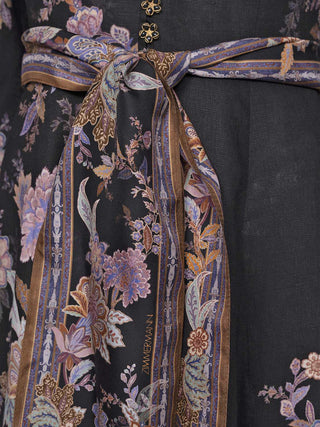 Luna Button Midi Dress