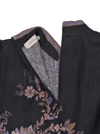 Luna Button Midi Dress