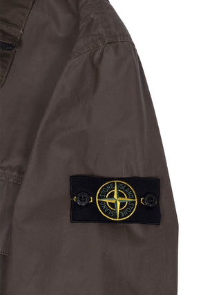 Gewachste Jacke mit Logo-Patch