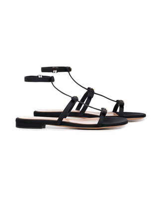 Malou Sandale mit Schleifen-Details