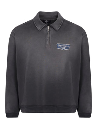 Nothing Faster Sweatshirt mit halbem Ziper