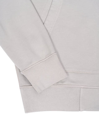 Sweatshirtpullover mit Reißverschluss und Logo-Patch