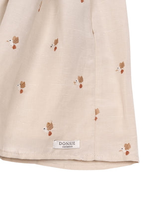 Cayley Skirt | Hummingbirds - Soft Taupe