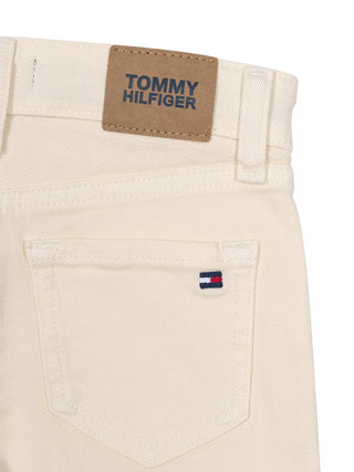 Relaxed Denim-Shorts - Ecru