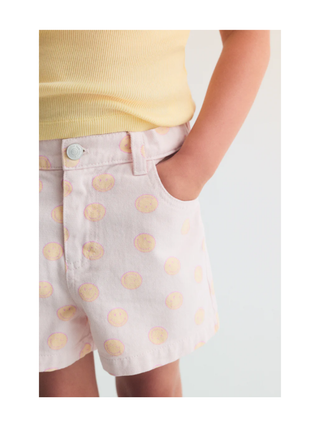SmileyWorld Denim Short Smiley Print