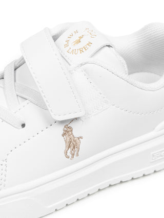 Heritage Court Super Sneaker - Weiß/Gold