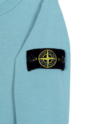 Sweatshirt mit Logo - Türkis