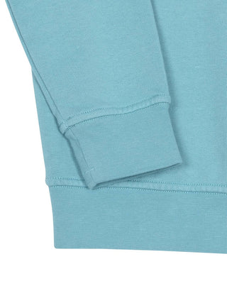 Sweatshirt mit Logo - Türkis