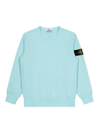 Sweatshirt mit Logo - Aqua