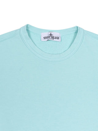 Sweatshirt mit Logo - Aqua