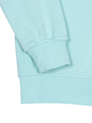 Sweatshirt mit Logo - Aqua