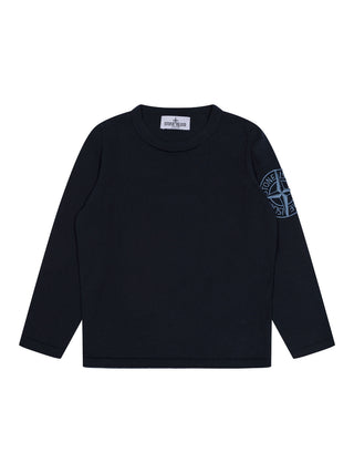 Sweatshirt mit gesticktem Logo - Navy